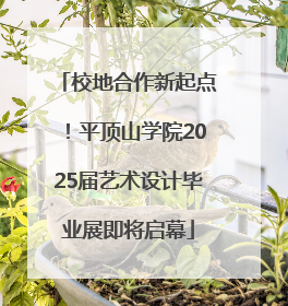 校地合作新起点！平顶山学院2025届艺术设计毕业展即将启幕